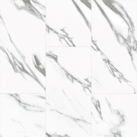 Кварц-виниловая плитка Fargo Камень клеевой Мрамор Калакатта 48105-02 фаска 